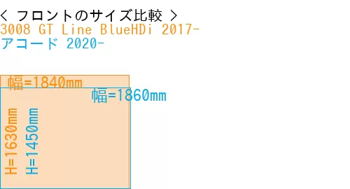 #3008 GT Line BlueHDi 2017- + アコード 2020-